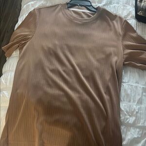 Brown Short Sleeve Shirt